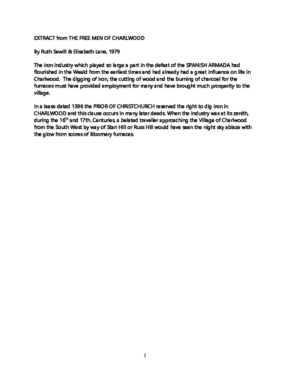 Extract form The Free Men of Charlwood