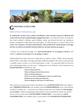 Westbourne Village History