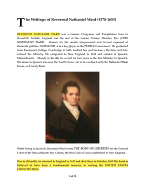 The Writings of Rev. NATHANIEL WARD (1578-1653)